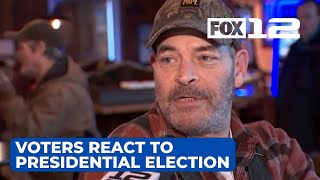 Oregon voters react to presidential election results