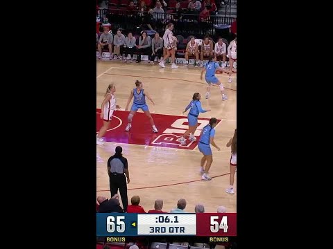 Alexis Markowski 3rd Qtr Buzzer Beater vs. Creighton | Nebraska Women’s Basketball