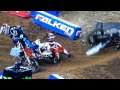 Malcolm Stewart Takes Out Justin Bogle Dallas SX 2012! (Bogle Punches Stewart) 