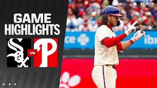 White Sox vs. Phillies Game Highlights (4/21/24) | MLB Highlights