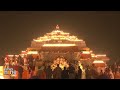 Ayodhya : Enchanting Night View of Ayodhya Ram Mandir: A Spectacle of Divine Illumination | News9