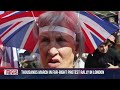Tens of thousands march at far-right rally in London  - 01:28 min - News - Video