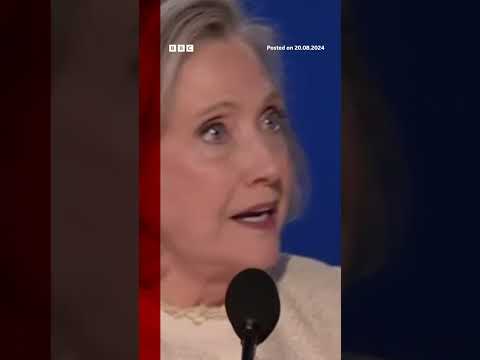 Hillary Clinton tells crowd ‘I wish my mother and Kamala’s mother could see us now' #DNC #BBCNews