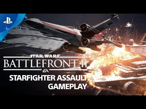 Star Wars Battlefront II - Starfighter Assault Gameplay Demo | PS4