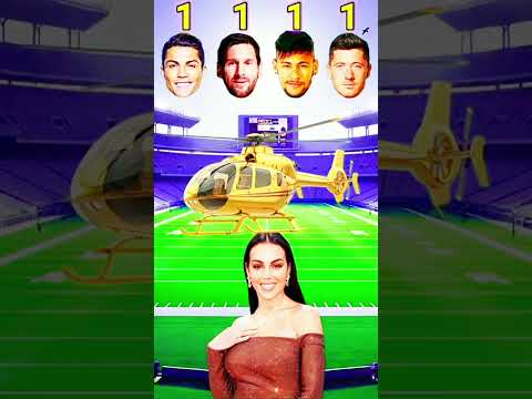 Ronaldo🔥 vs Messi😱 vs Neymar😍 vs Lewandowski😈 - Georgina Asks