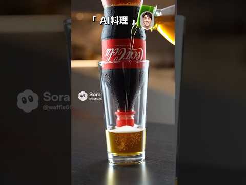 賛否両論だった後味以外うまいドリンクを最新AIにも作らせてみた #shorts