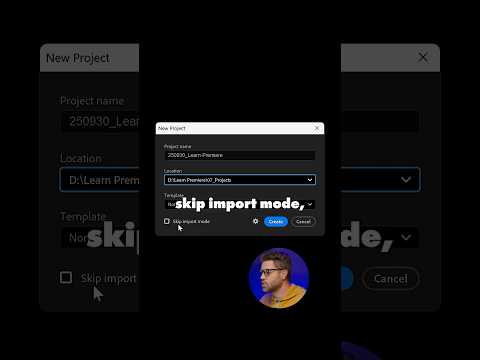 How to Set Up a Premiere Project in Less Than a Minute