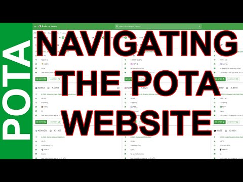 Ham Radio POTA - Navigating the POTA Website