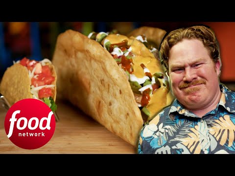 Casey Devours A 2 LB Taco In 10 Minutes! | Man V Food