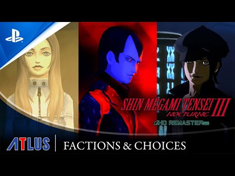 Shin Megami Tensei III Nocturne HD Remaster – Faction & Choices Trailer | PS4