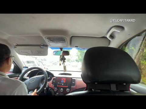 Chofer de Uber dando códigos y ambiente en guagua a la capital, Vlog 1 CFU 2022