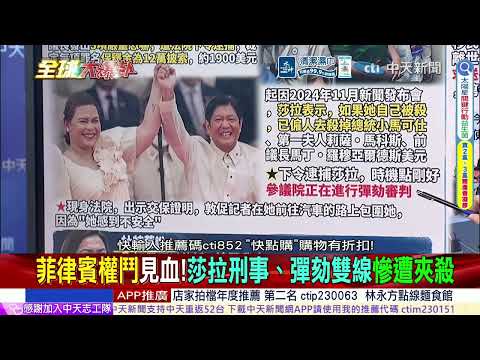 直擊小馬可仕下死手”逮捕莎拉” 支持者衝法院險暴動@ctitalkshow