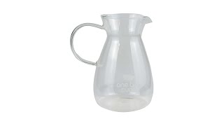 Pratinjau video produk One Two Cups Coffee Maker Pot Teapot Kettle Teko Kopi Barista Glass 400ml - FT673