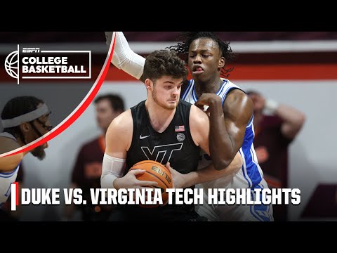 Duke Blue Devils vs. Virginia Tech Hokies | Full Game Highlights