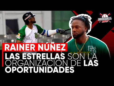 Baseball 360 Rainer Núñez NOVATO DEL AÑO Estrellas Orientales es organización de las oportunidades.