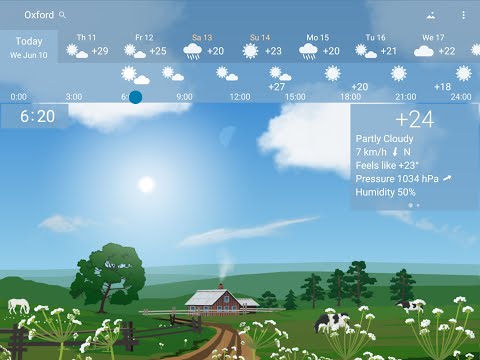 precise weather yowindow video