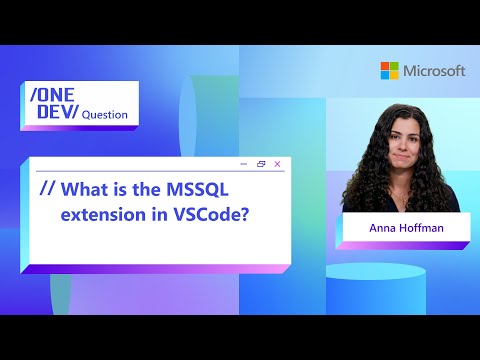 What is the mssql extension in VSCode?