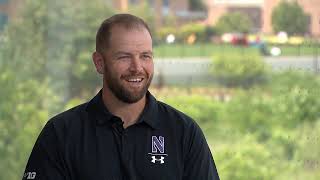 Northwestern football head coach discusses new stadium, team building, plans for new season