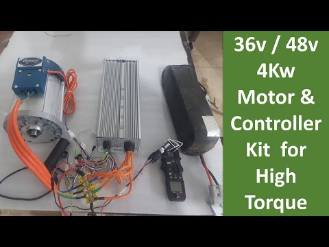 4kw 36v motor | 4kw 36v motor controller | low voltage motor kit | low RPM high torque motor | bldc