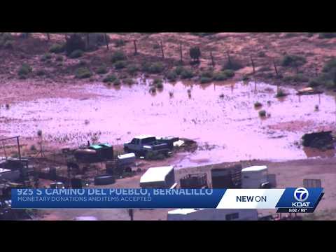 A local business is collecting donated items to help flood victims on Zuni Pueblo