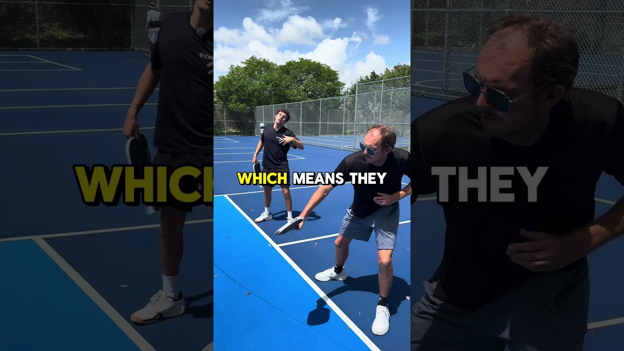 What to do when your partner starts getting chaotic! #pickleballtips #pickleball