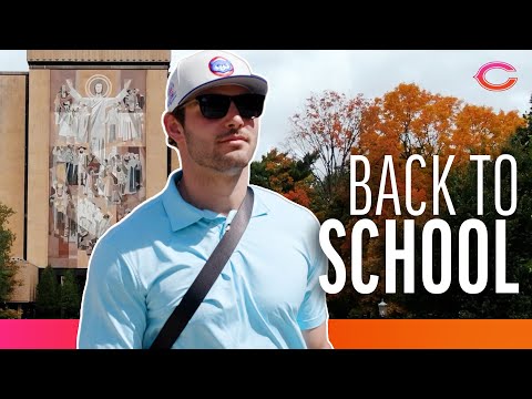 Back to School: Cole Kmet returns to Notre Dame | Chicago Bears video clip