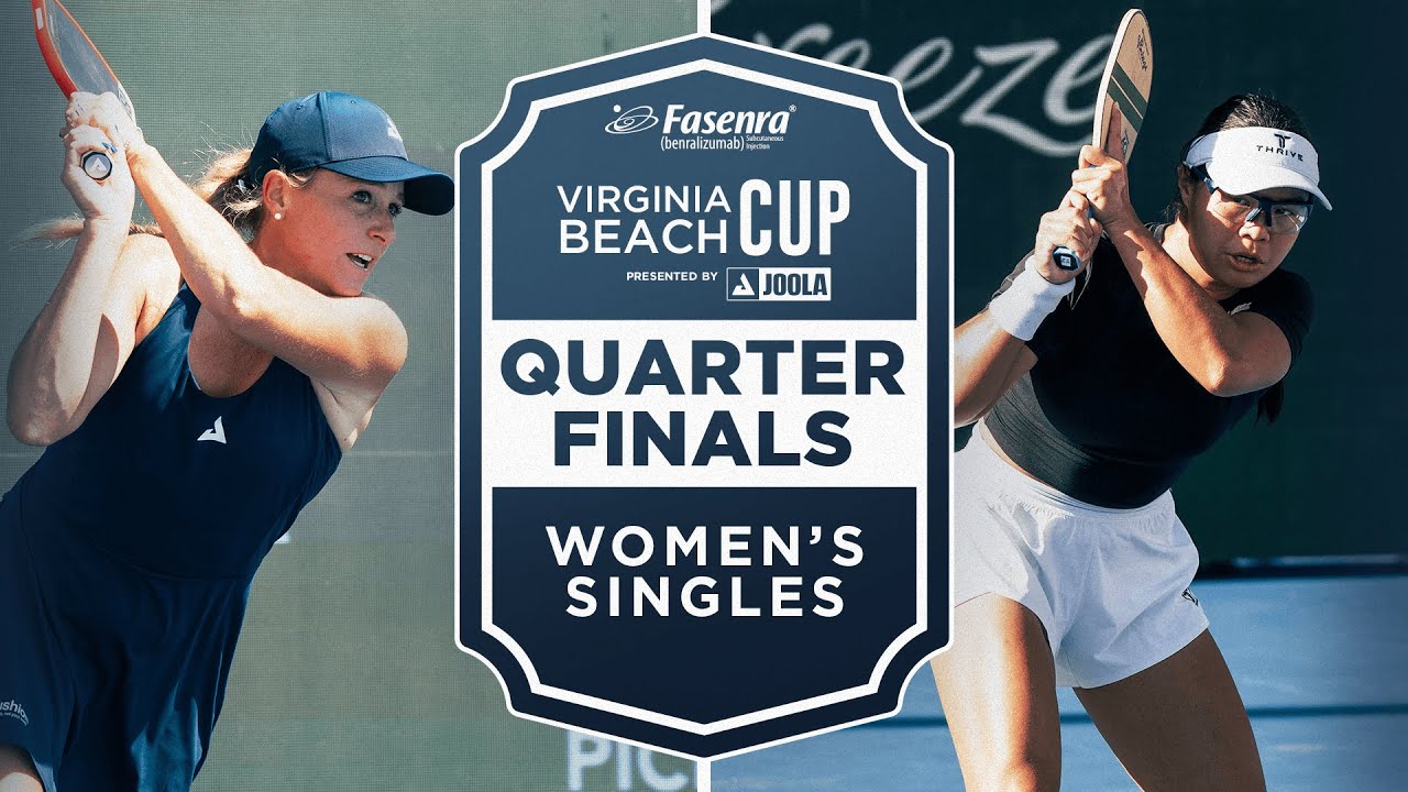 Brooke Buckner v Samantha Parker at the Fasenra Virginia Beach Cup presented by Joola