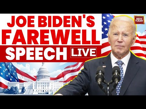 Joe Biden's Farewell Speech LIVE | Joe Biden's Final Speech From The Oval Office