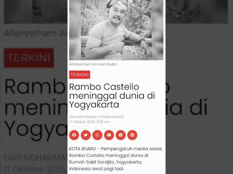 Info Selebriti.|Al-fatihah.