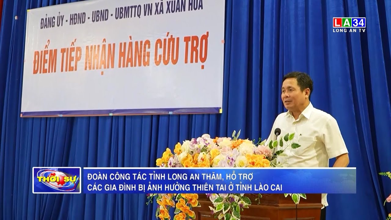 Đoàn công tác tỉnh Long An thăm, hỗ trợ các gia đình bị ảnh hưởng thiên tai ở tỉnh Lào Cai