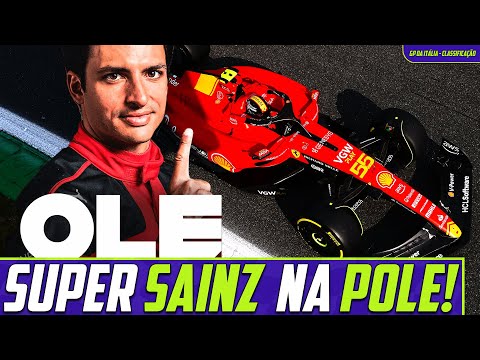 Carlos Sainz VOA e Marca a POLE | Pós-Classificação | GP da ITÁLIA (2023)
