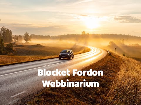 Blocket Fordon webbinarium: marknadsläget just nu