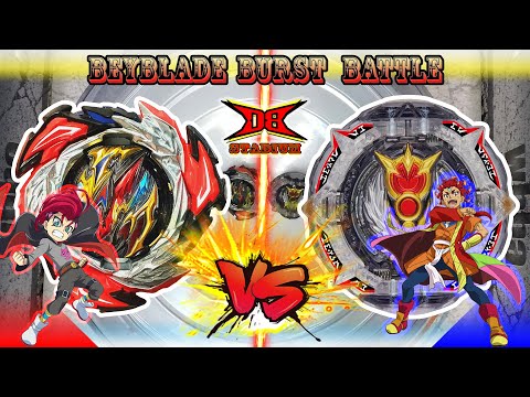 【DB Stadium】 퍼펙트 데인저러스 벨리알(Perfect Dangerous Belial) vs 그레이티스트 라파엘(Greatest <strong>Raphael</strong>) - 【베이블레이드 버스트】