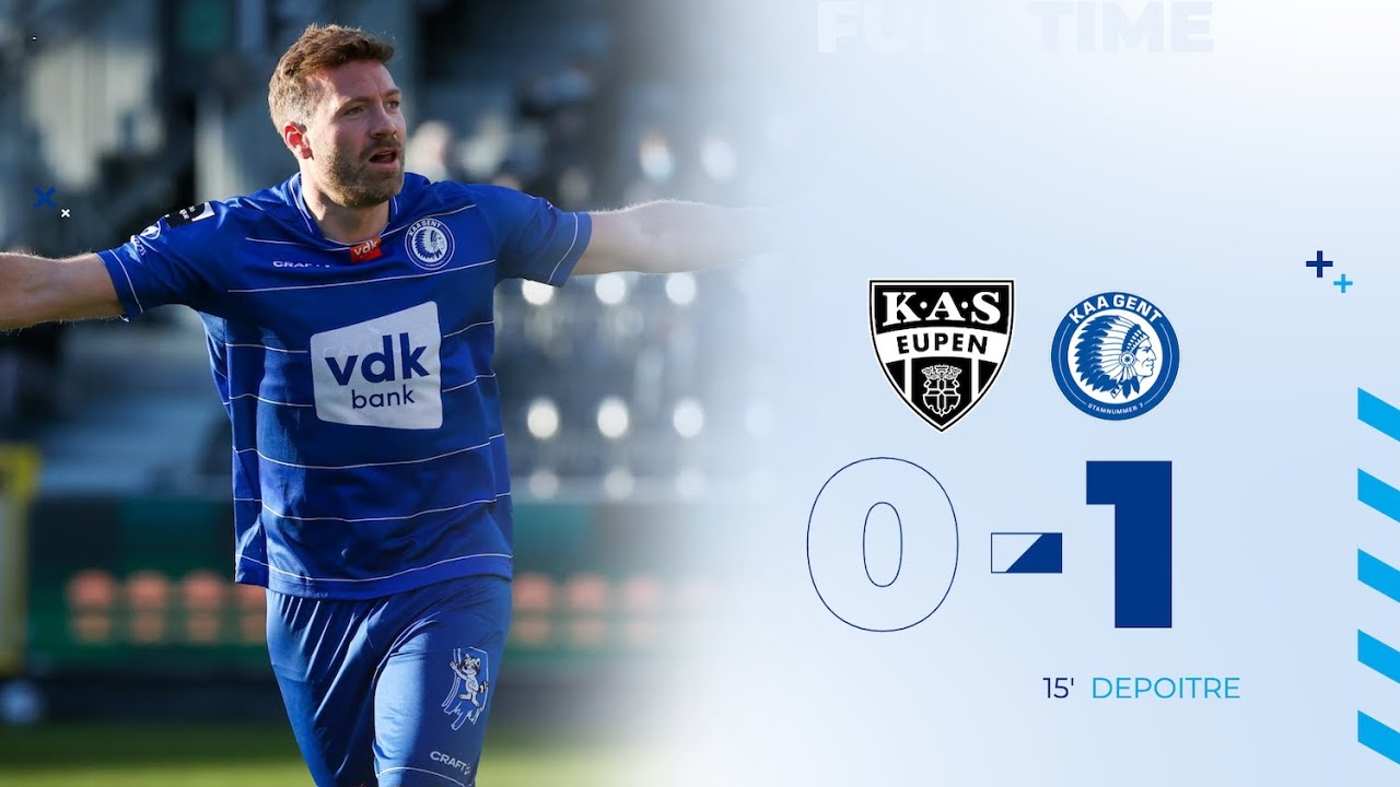 KAS Eupen - KAA Gent: 0-1