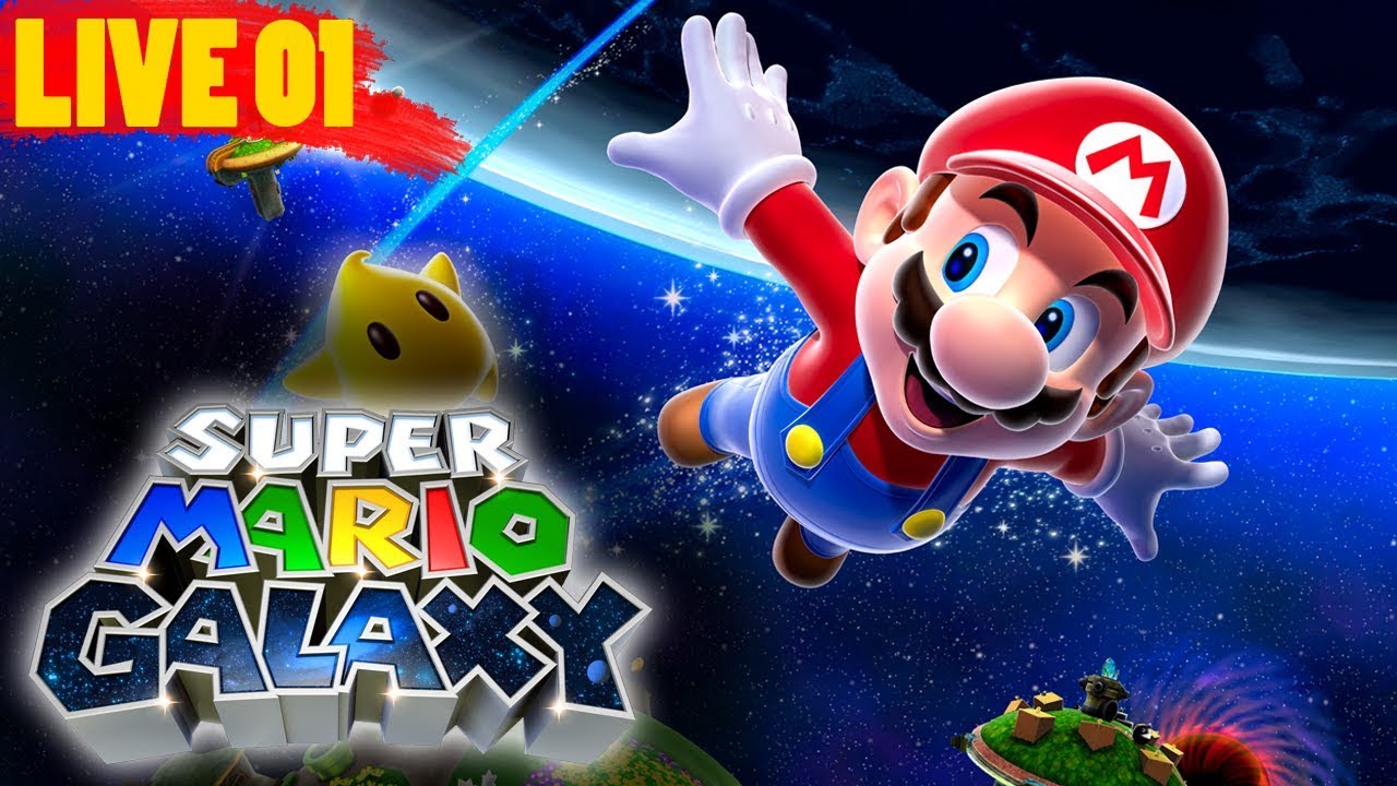 LIVE Mario Galaxy - Nintendo Wii 720p - Gameplay do Boy