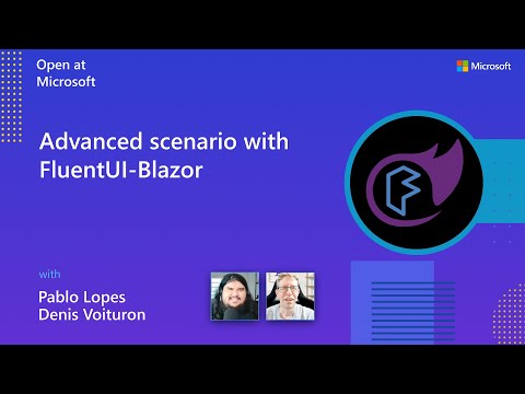 Advanced scenario with FluentUI-Blazor