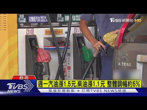 中東戰火衝擊! 中油急宣布「汽油週一漲1.5元」｜TVBS新聞 @TVBSNEWS01