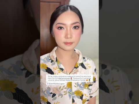 #GraduationMakeUp For Ka Ocha 👩🏼‍🎓💄 #MakeupTutorial #TutorialMakeup #MakeUpGraduation #makeup