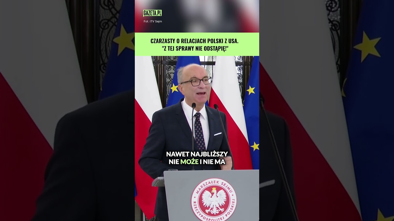 Czarzasty o relacjach z USA. "Z tej sprawy nie odstąpię!" #shorts