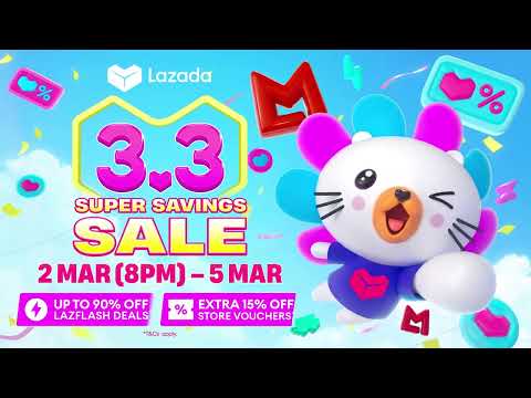 Lazada 3.3 Super Savings Sale
