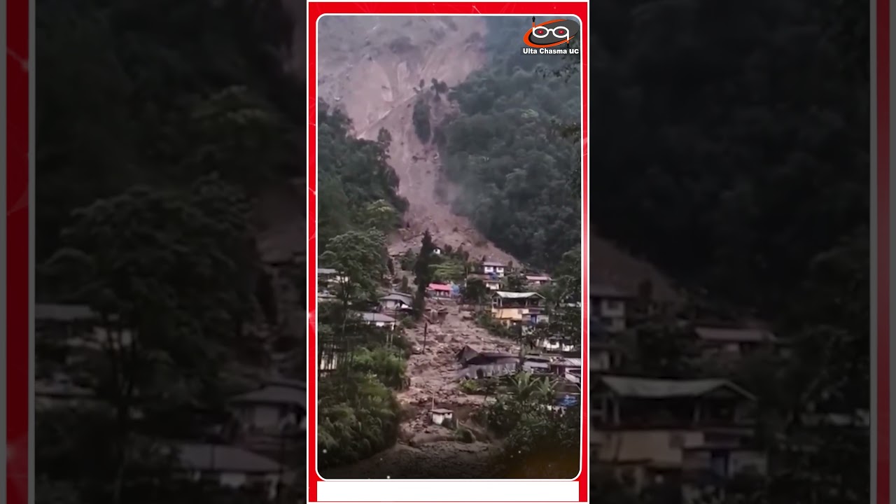 सिक्किम में लैंडस्लाइड