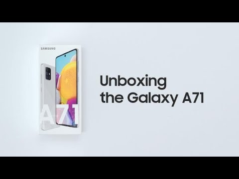 Galaxy A71: Official Unboxing | Samsung