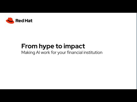 From hype to impact - making AI work for your financial institution