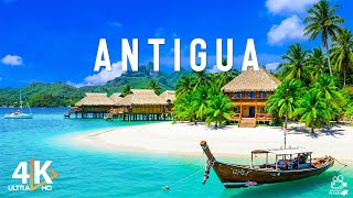 Antigua 4K UHD | Stunning Aerial Views of Caribbean Beaches, Turquoise Waters, and Tropical Paradise