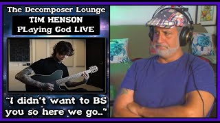 POLYPHIA Tim Henson Playing God Unplugged - Old Composer Reaction