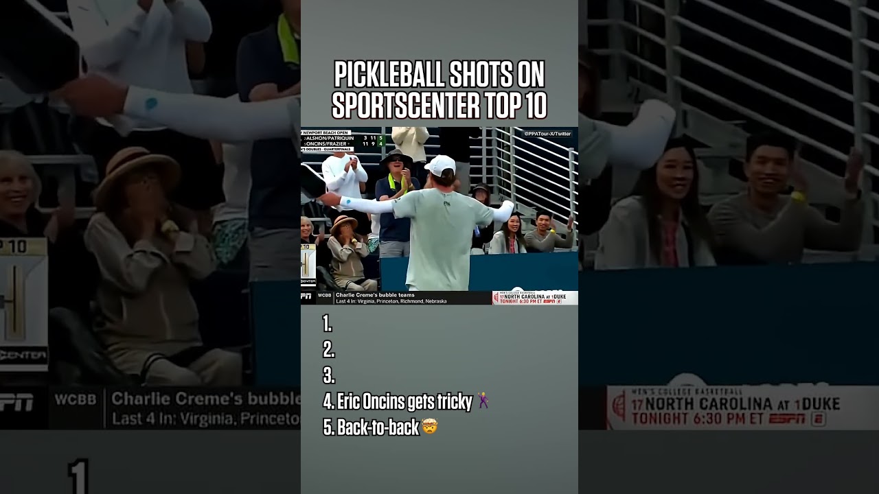 Pickleball on SportsCenter 🤩