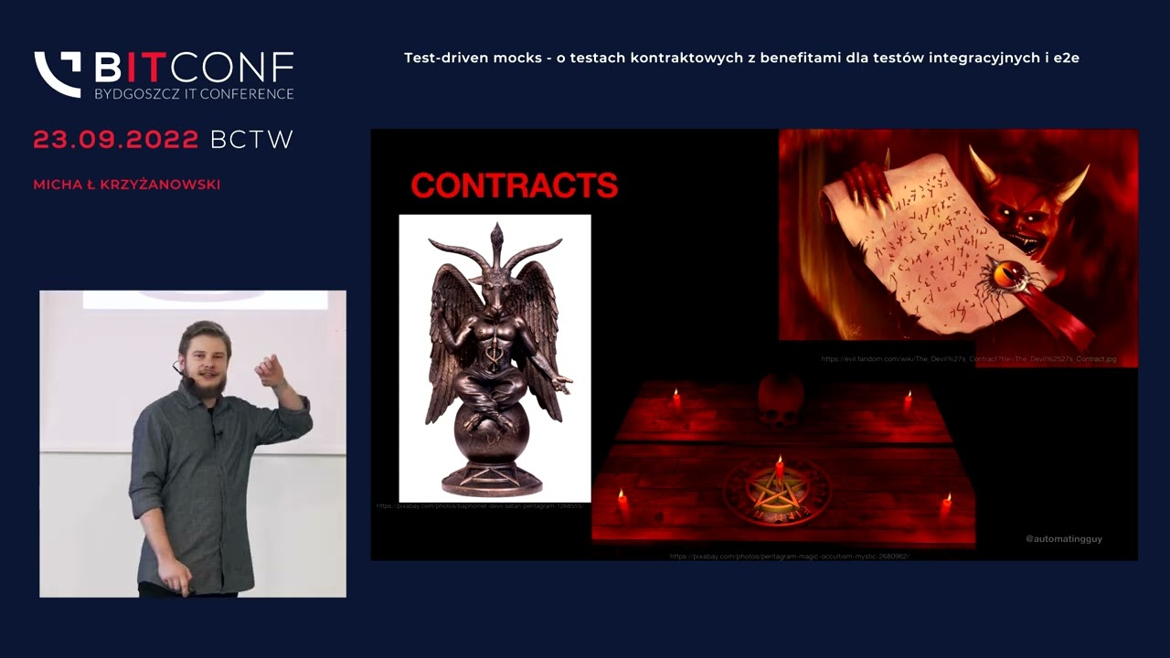 BITconf 2022 - [Michał Krzyżanowski] Test – driven mocks