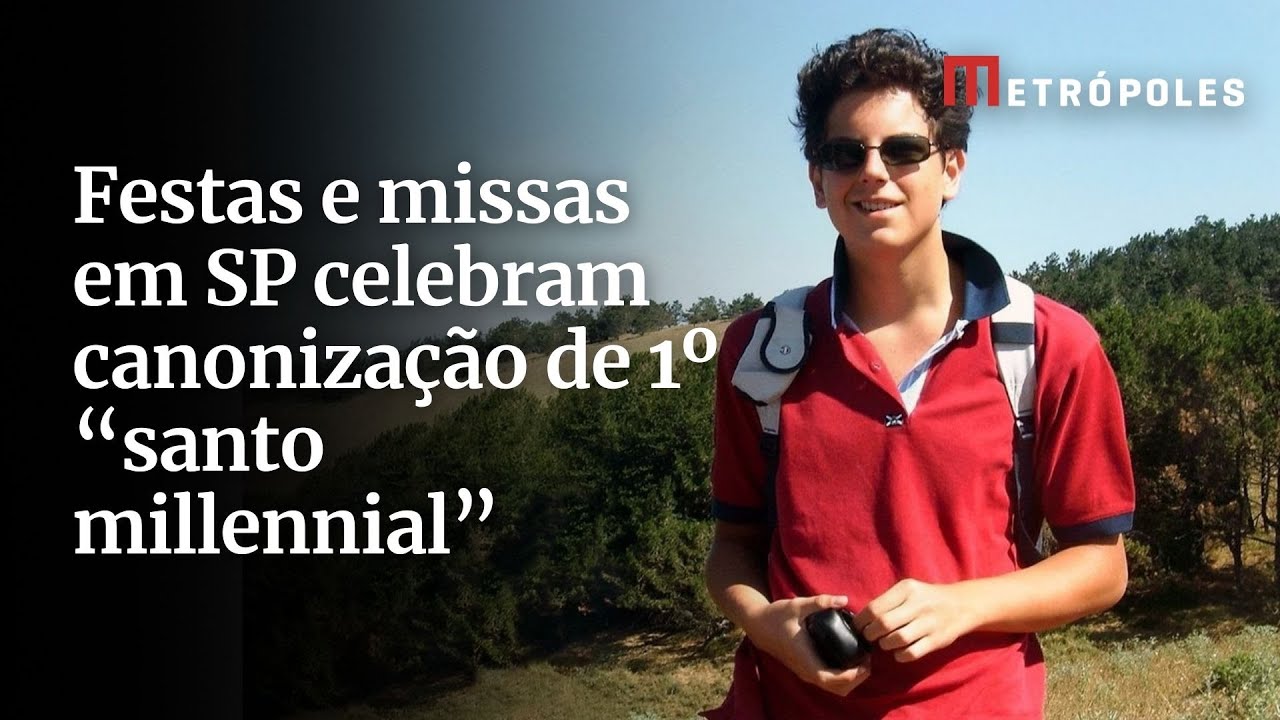 Festas e missas em SP celebram canonização de 1º “santo millennial”