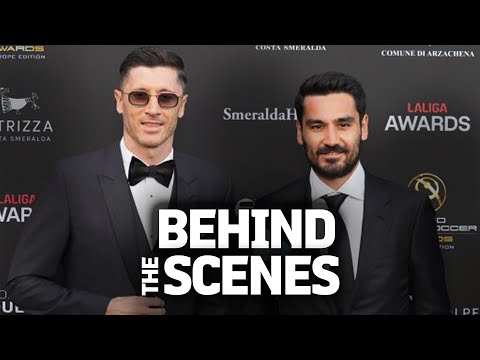 LEWANDOWSKI & GÜNDOGAN WINNERS AT THE LALIGA AWARDS | FC BARCELONA 🔵🔴