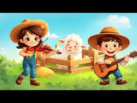 Old MacDonald Had a Farm | Fun Kids Nursery Rhyme Song with Cartoon Animals 🎵🐄🐓🐖